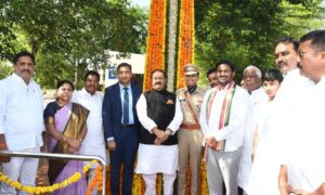 Shabbir Ali leads Telangana Formation Day celebrations in Adilabad, highlighting the state's progress and vision for 2047.